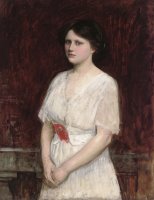Portrait of Miss Claire Kenworthy by John William Waterhouse