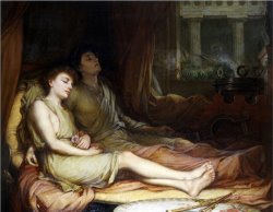Sleep And His Half Brother Death by John William Waterhouse