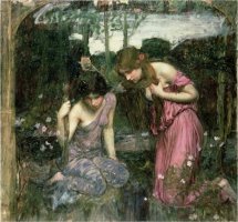 Study for Nymphs Finding The Head of Orpheus C 1900 by John William Waterhouse