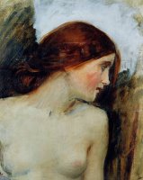 Study for the Head of Echo by John William Waterhouse