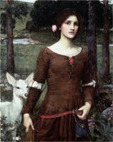 The Lady Clare 1900 by John William Waterhouse