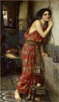 Thisbe Or The Listener 1909 by John William Waterhouse