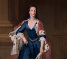 Lady Anne Cavendish (daughter of Elihu Yale ?) by Jonathan Richardson The Elder