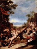 The Crucifixion of Saint Peter by Jose Antolinez