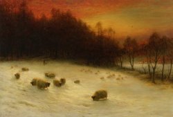 When The West with Evening Glows by Joseph Farquharson