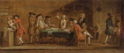 Figures in a Tavern Or Coffee House by Joseph Highmore
