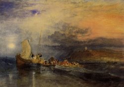 Folkestone From The Sea by Joseph Mallord William Turner