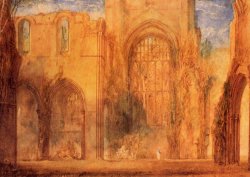 Interior of Fountains Abbey, Yorkshire by Joseph Mallord William Turner