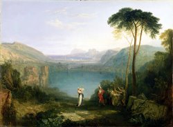 Lake Avernus - Aeneas and the Cumaean Sibyl by Joseph Mallord William Turner