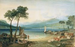 Lake Geneva and Mont Blanc by Joseph Mallord William Turner