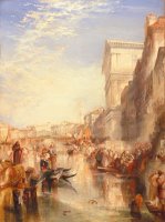 The Grand Canal Scene - a Street in Venice by Joseph Mallord William Turner