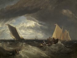 The Junction of The Thames And The Medway by Joseph Mallord William Turner