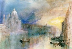Venice Grand Canal with Santa Maria della Salute by Joseph Mallord William Turner