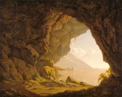 Cavern, Near Naples by Joseph Wright