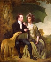 The Rev. And Mrs. Thomas Gisborne, of Yoxhall Lodge, Leicestershire by Joseph Wright