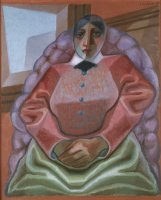 Woman in an Armchair by Juan Gris