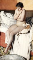 Study of a Nude by Jules Bastien Lepage