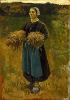 The Gleaner by Jules Breton