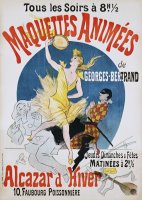 Maquettes Animees De Georges Bertrand Poster by Jules Cheret