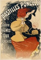Pastilles Poncelet Poster by Jules Cheret