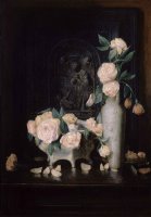 Roses by Julian Alden Weir
