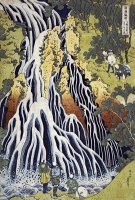 The Kirifuri Waterfall by Katsushika Hokusai