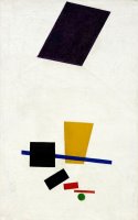 Painterly Realism of a Football Player – Color Masses in The 4th Dimension by Kazimir Malevich