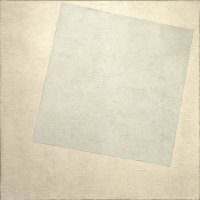 Suprematist Composition White by Kazimir Malevich