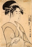 Hinakoto The Courtesan by Kitagawa Utamaro
