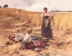 Harvesters at Mont Saint Pere by Leon Augustin Lhermitte