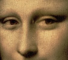 Mona Lisa Detail by Leonardo da Vinci