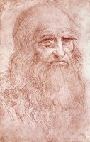 Portrait Of A Bearded Man by Leonardo da Vinci