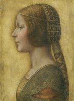 Profile Of A Young Fiancee by Leonardo da Vinci