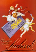 Chocolat Au Lait Fuchard by Leonetto Cappiello