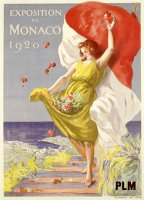 Exposition De Monaco 1920 by Leonetto Cappiello