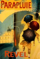 Parapluie Revel Abstract Art Print Poster by Leonetto Cappiello