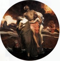 'and The Sea Gave Up The Dead Which Were in It' by Lord Frederick Leighton