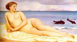 Actaea, The Nymph of The Shore by Lord Frederick Leighton