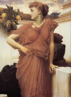 At The Fountain by Lord Frederick Leighton