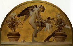 Cupid And Doves by Lord Frederick Leighton
