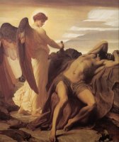 Elijah in The Wilderness by Lord Frederick Leighton