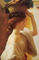 Eucharis a Girl with a Basket of Fruit by Lord Frederick Leighton