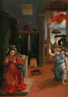 Annunciation by Lorenzo Lotto