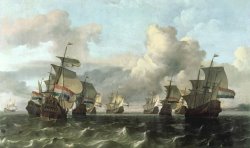 The Dutch Fleet of the India Company by Ludolf Backhuysen