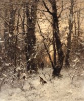 Winter Twilight by Ludwig Munthe