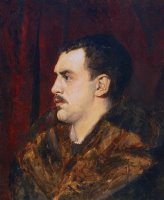 Portrait of The Artist's Brother, Paul Bashkirtseff by Maria Konstantinowna Bashkirtseff