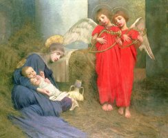Angels Entertaining the Holy Child by Marianne Stokes