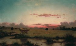 The Marshes at Rhode Island by Martin Johnson Heade