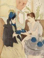 Afternoon Tea Party by Mary Cassatt