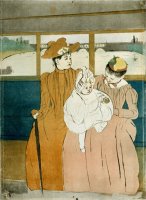 In The Omnibus by Mary Cassatt